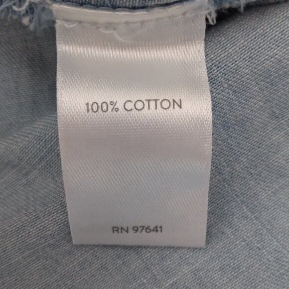 J. Jill | Chambray Knot Button Shirt | Size XS - Picture 8 of 8